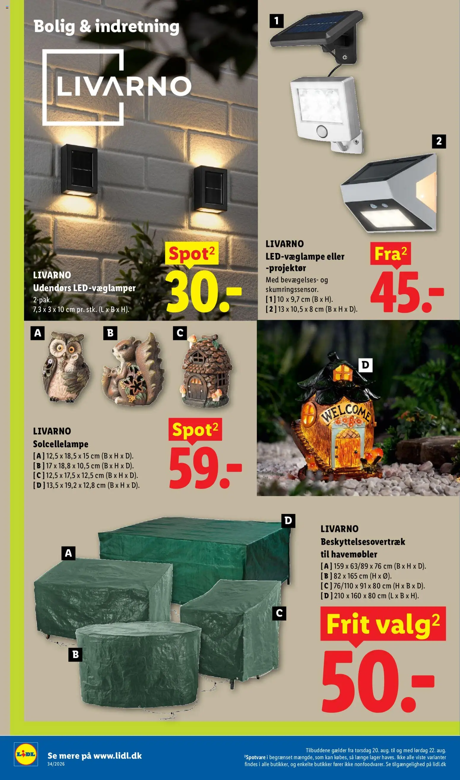 Lidl tilbudsavis – gyldig fra 16/08/2026 | Side: 14 | Produkter: Projektor, Havemøbler, Søm