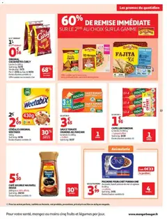Auchan - Prévisualisation de SAUCE TOMATE OIGNONS AIL PANZANI, Le lot de 3 x 180 g + 1 offert valide à partir de 20/10/2026 | Page: 13