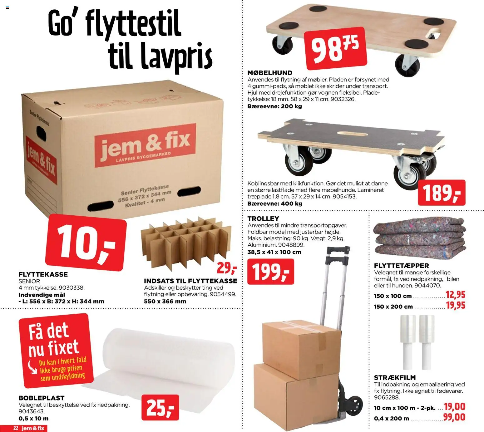 Jem & fix tilbudsavis – gyldig fra 09/08/2026 | Side: 22 | Produkter: Søm