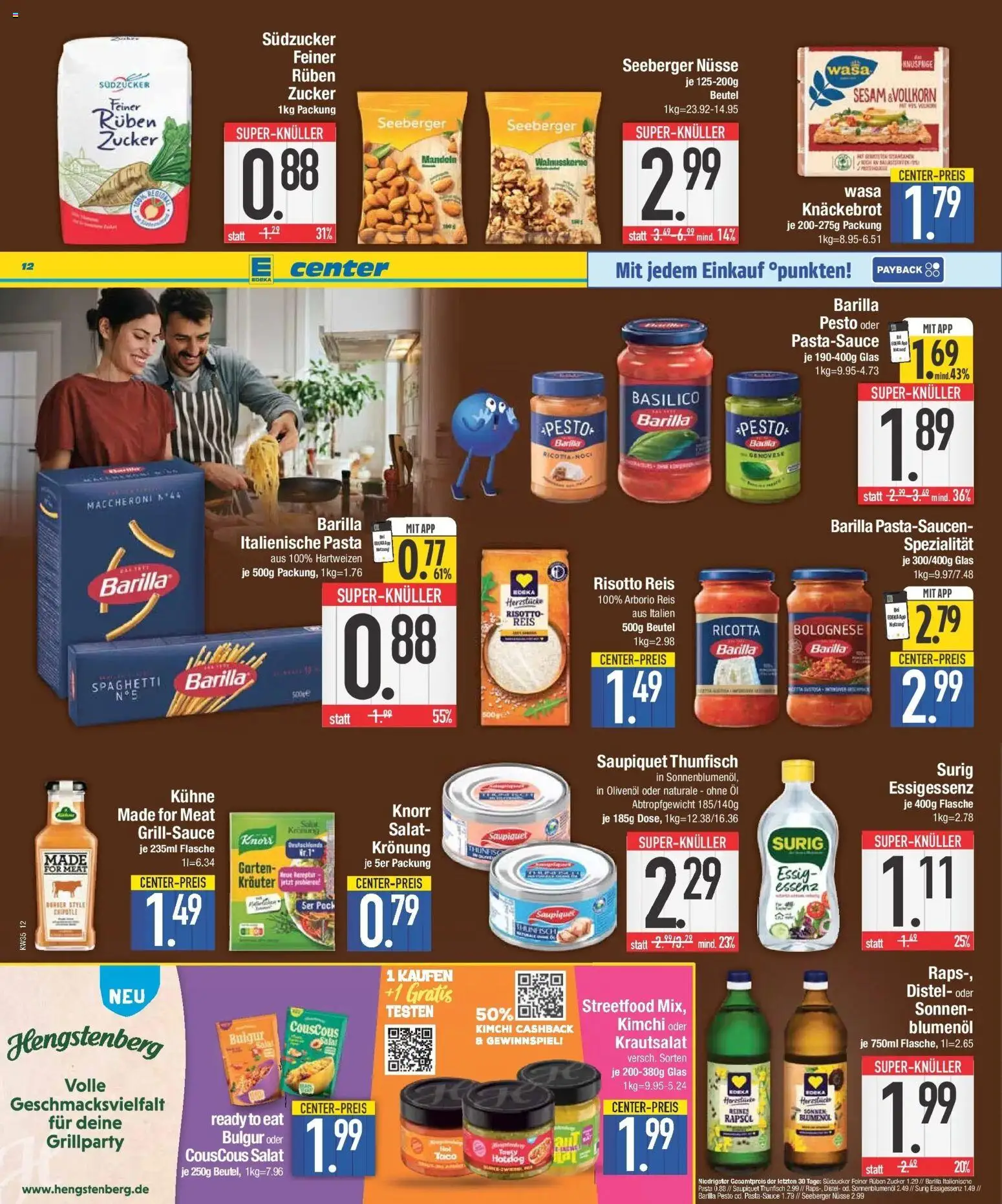 Edeka Prospekt Kolbermoor (ab 24.08.2026) » Angebote Online | Seite: 12 | Produkte: Öl, Zucker, Nüsse, Salat