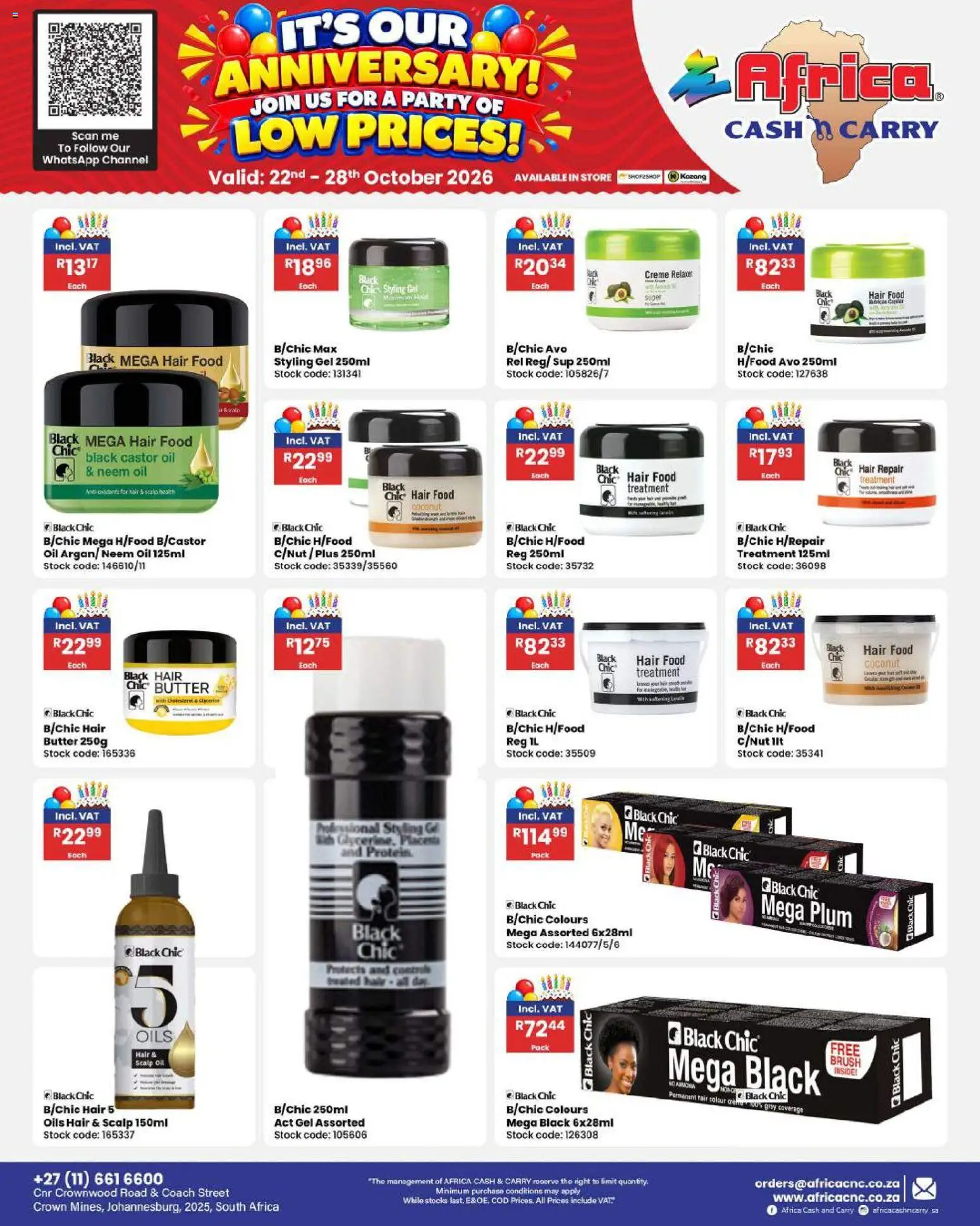 New Africa Cash & Carry catalogue – valid from 22/10/2026 | Page: 105