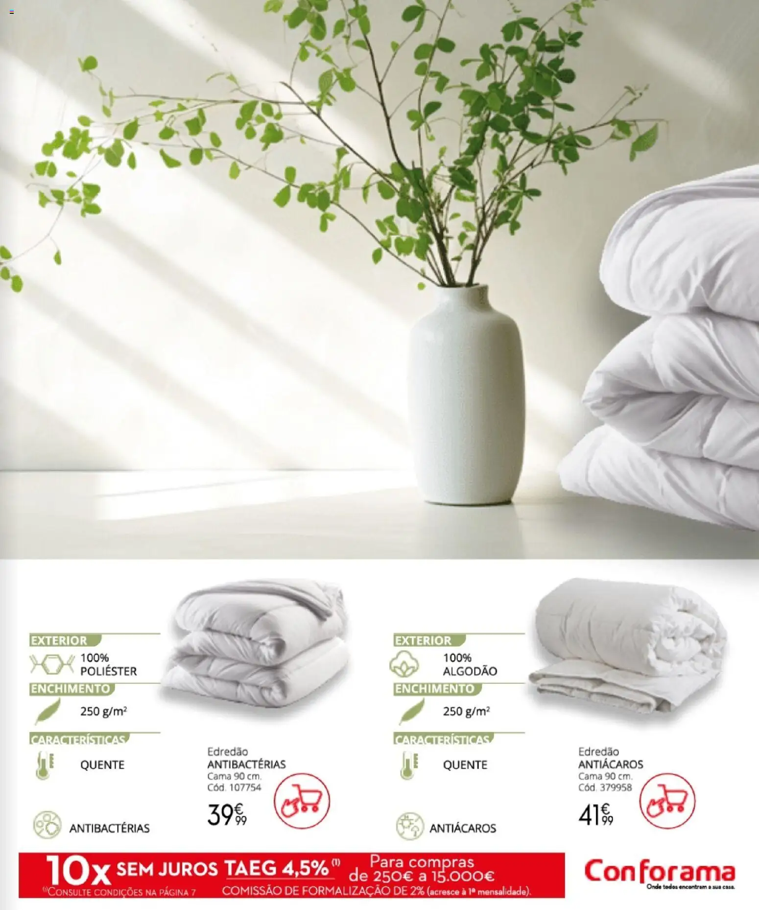 Conforama Camitis │ válido de 06/08/2026 | Página: 109 | Produtos: Algodão, Cama