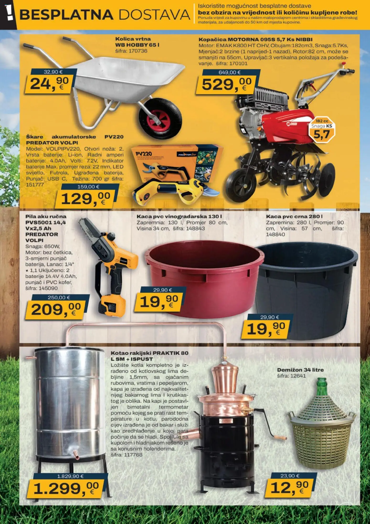 Vinkoprom katalog | vrijedi od 06.08.2026 | Stranica: 12 | Proizvodi: Led, Kaca, Demižon, Škare
