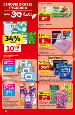 Pogląd oferty "Auchan gazetka - 30 Lat Hipermarket" - ważna od 30.07.2026 | Strona: 30