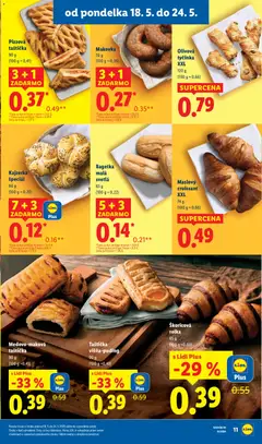 Lidl leták platný od 18.05.2026 | Strana: 15 | Produkty: Croissant, Makovka, Svetlá