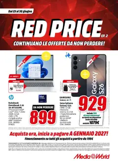 Anteprima del volantino Media World volantino valido a partire dal 23/06/2026