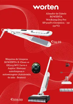 Pré-visualização Worten Promoções válido de 19/08/2026 | Página: 2 | Produtos: Alisador de cabelo, Alisador