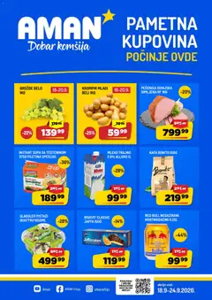 Aman katalog - pregled Aman kataloga - važi od 18.09.2026
