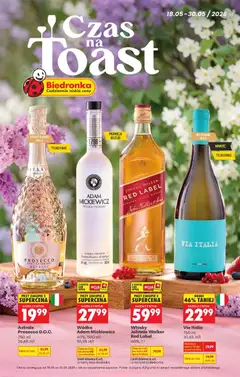 Pogląd oferty "Biedronka gazetka - Czas na toast" - ważna od 18.05.2026