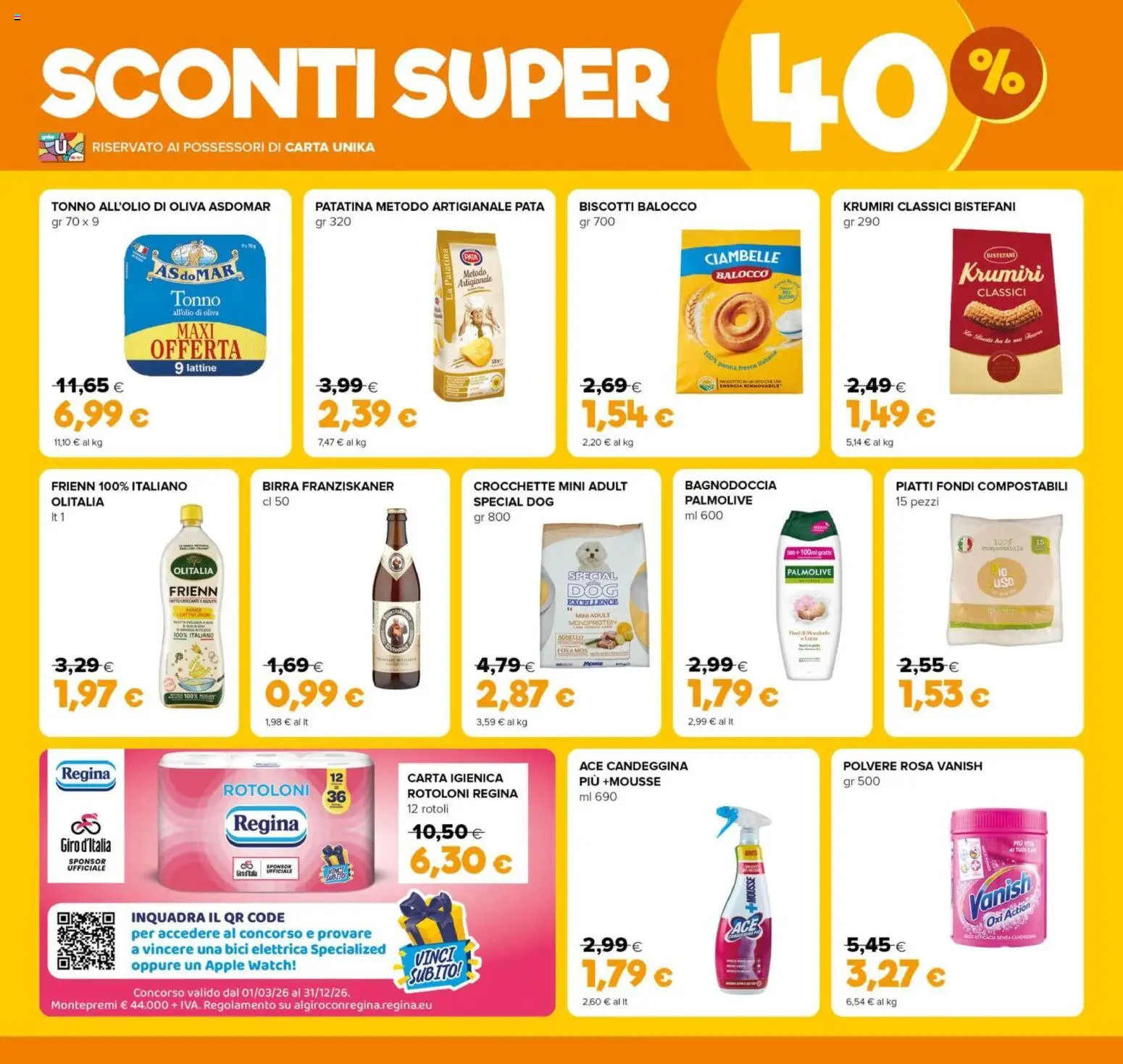 Volantino Oasi del 21.05.2026 | Pagina: 3 | Prodotti: Paté, Ciambelle, Panna, Bici elettrica