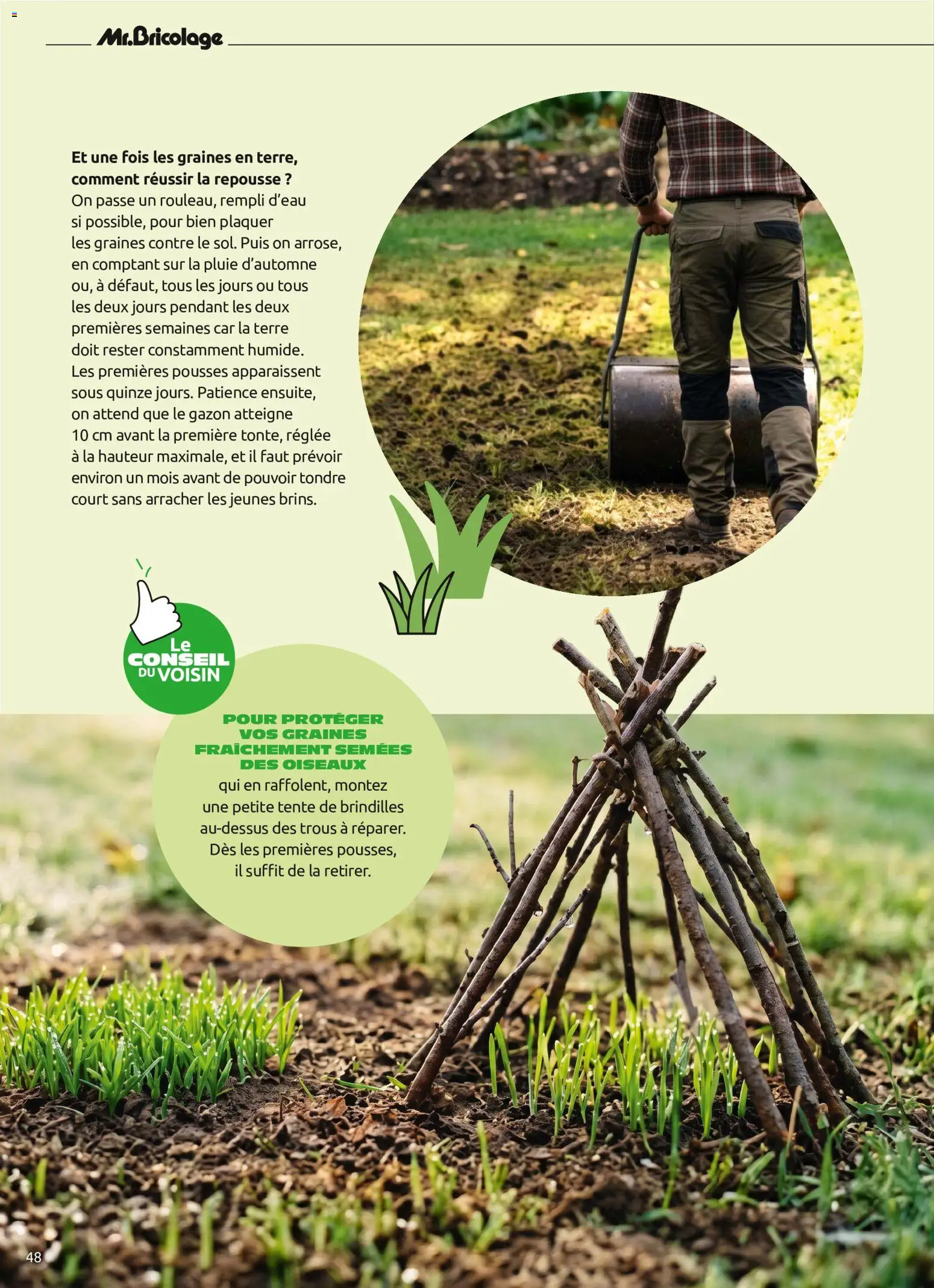 {H1} | Page: 48 | Produits: Tente, Graines, Gazon