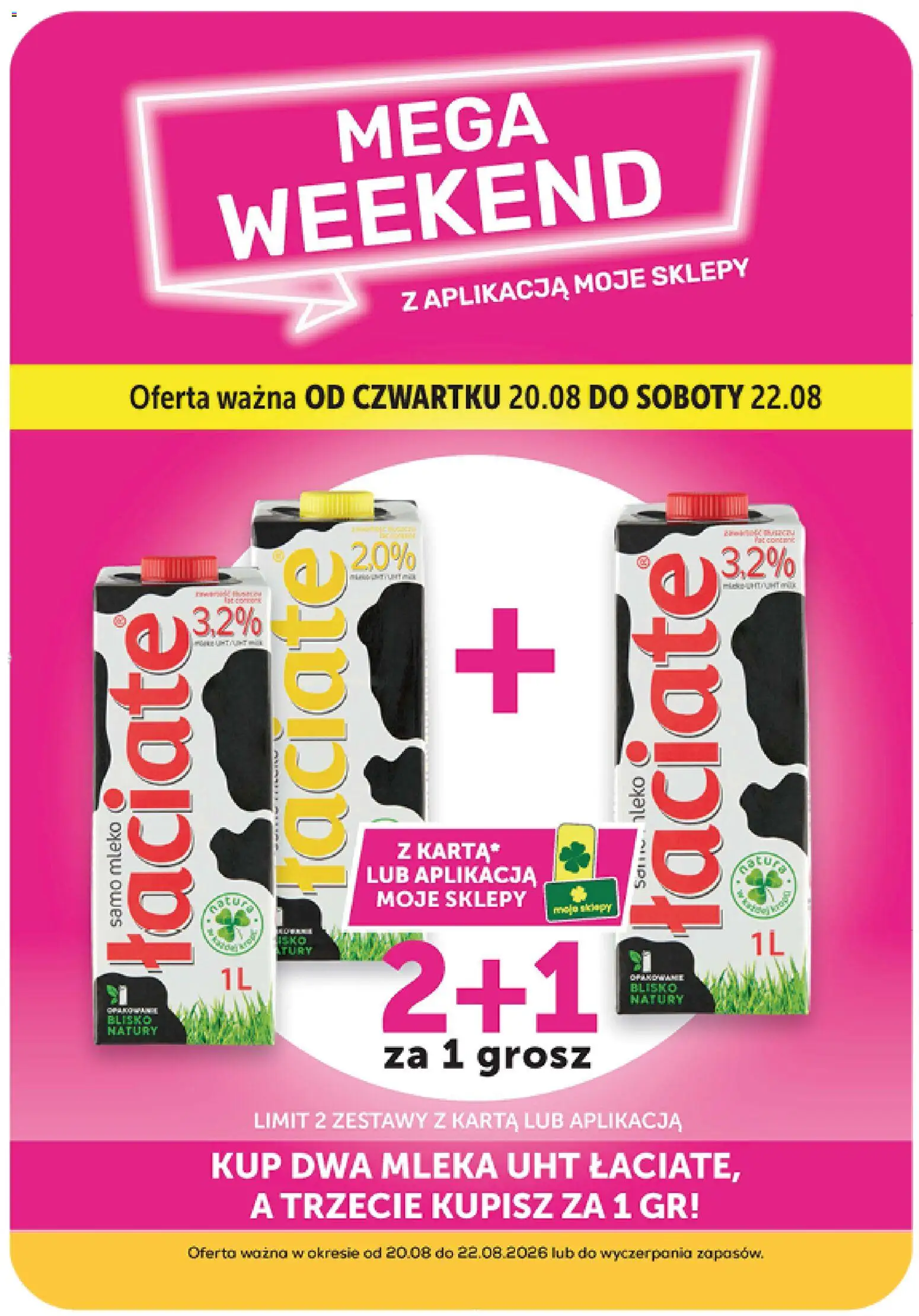 ABC gazetka - Minimarket od 20.08.2026 | Strona: 3 | Produkty: Karta, Mleka, Mleko