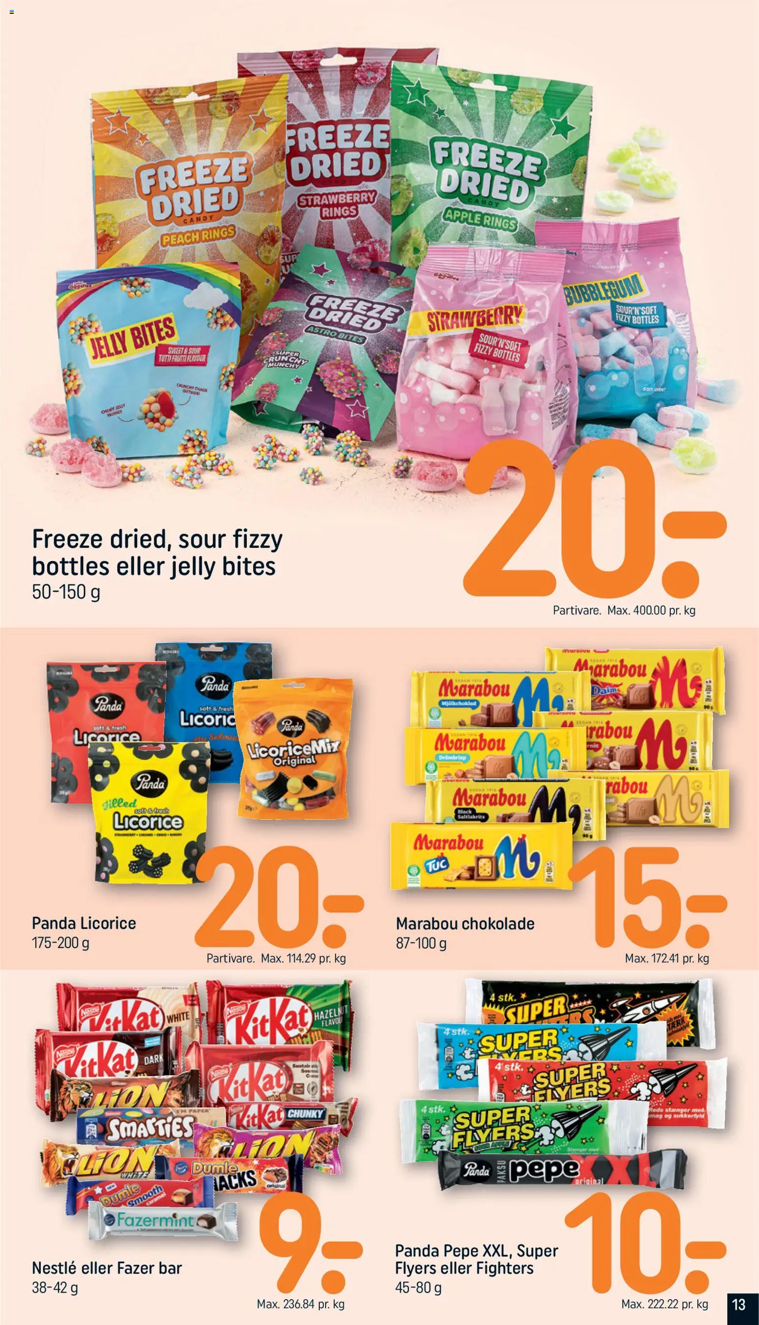 Rema 1000 tilbudsavis – gyldig fra 21.06.2026 | Side: 13 | Produkter: Chokolade