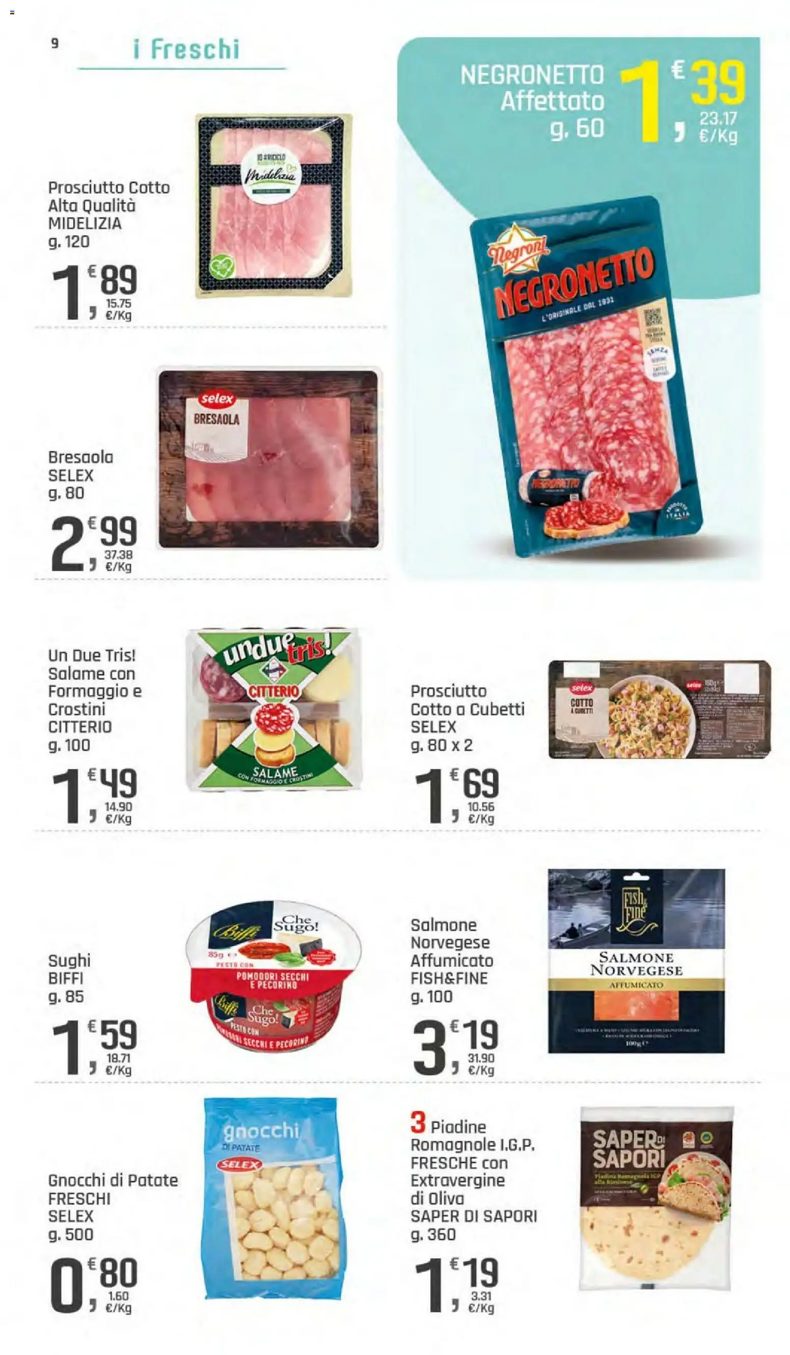 Volantino DOK del 11/09/2026 | Pagina: 9 | Prodotti: Prosciutto Cotto, Pomodori, Sugo, Pomodori secchi