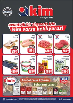 01 Eylül 2026 tarihinden itibaren geçerli olan Kim Market kataloğu önizlemesi