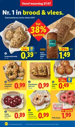 Sesam volkoren brood, Sesam volkoren brood 800 g - Voorbeeld van een folder van Lidl, geldig van 27-07-2026 | Pagina: 8