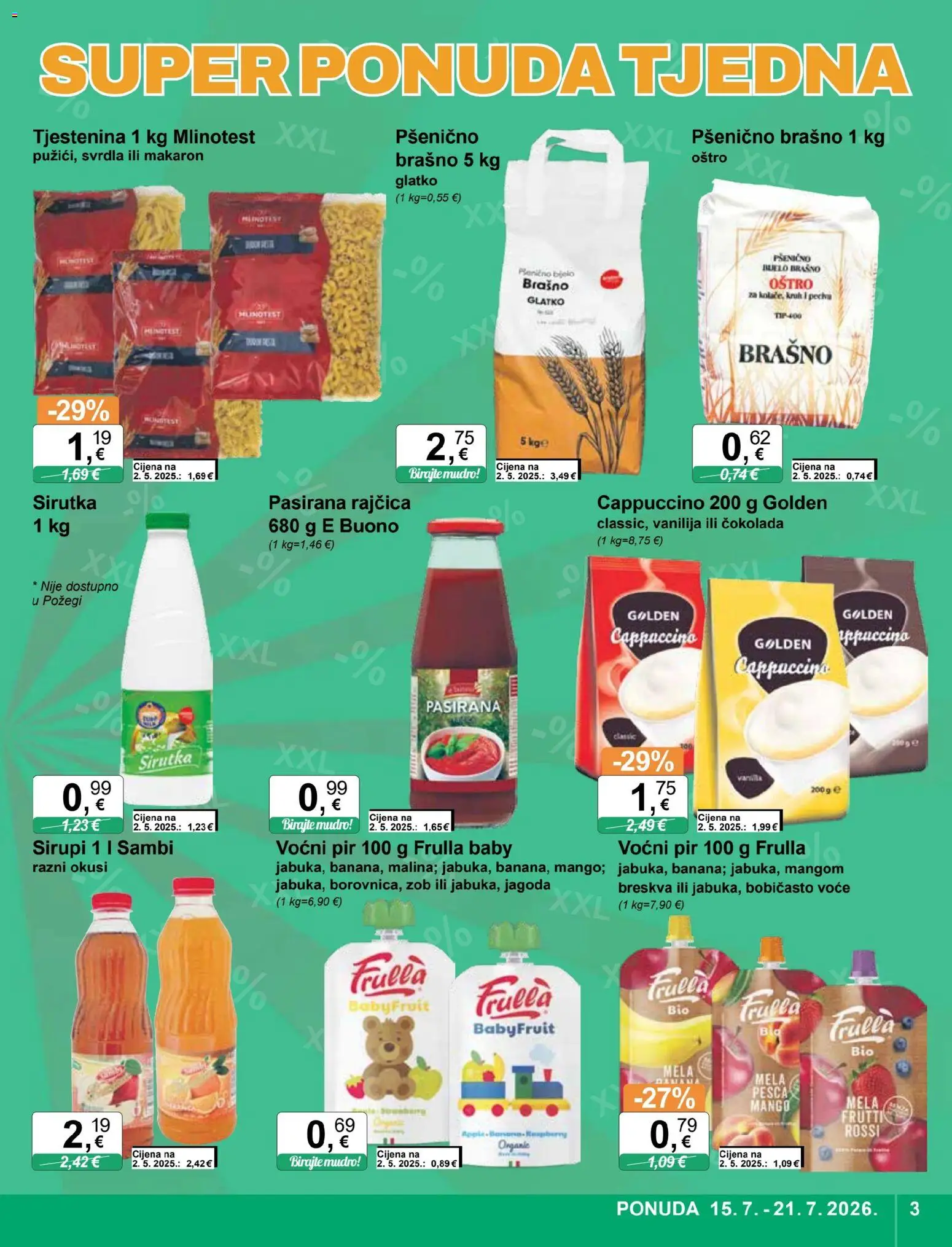 KTC katalog | vrijedi od 15.07.2026 | Stranica: 3 | Proizvodi: Čokolada, Voće, Mango, Cappuccino