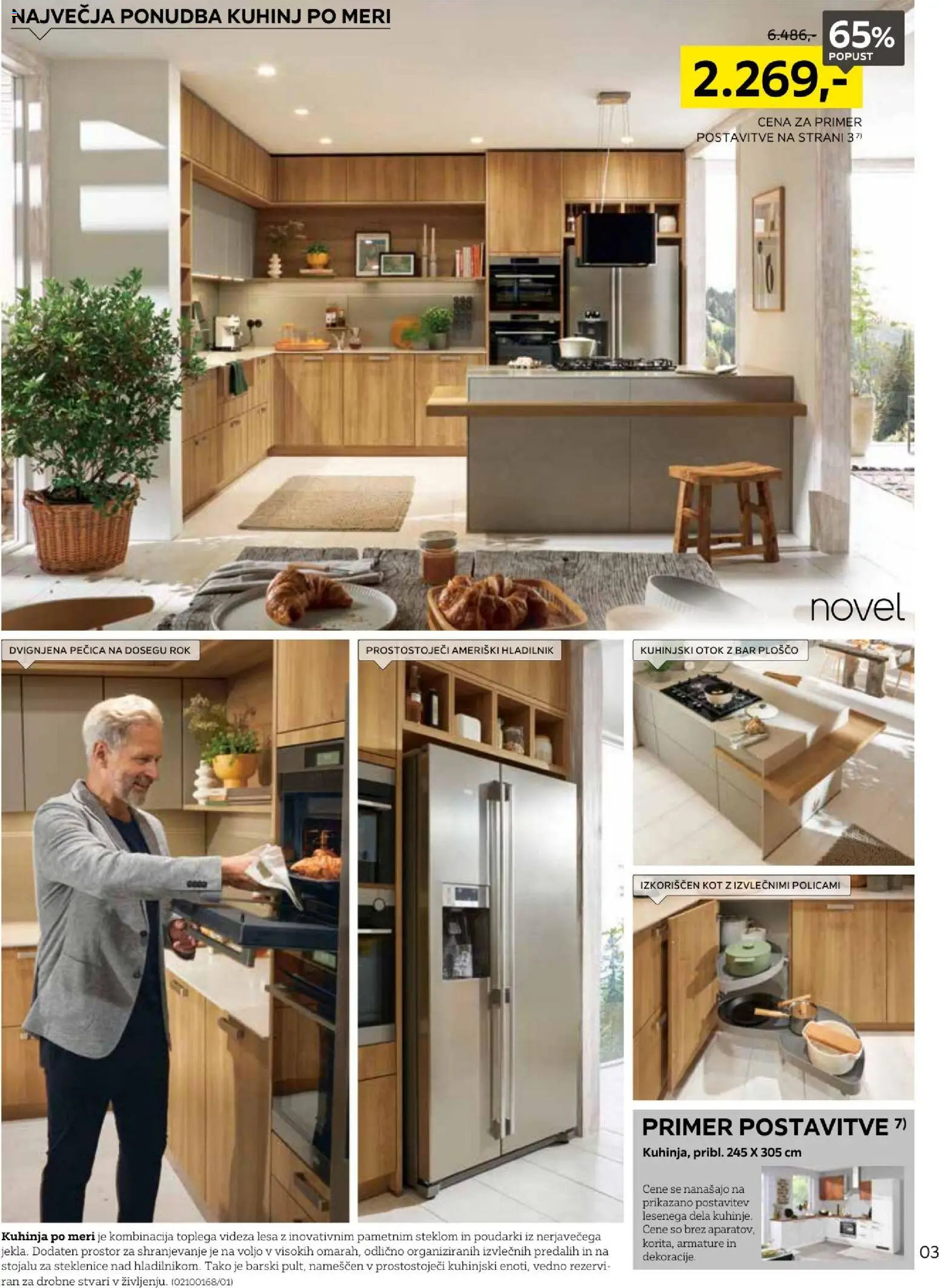 Novi XXXL Lesnina katalog ponudbe – veljaven od 29.06.2026 | Stran: 3 | Izdelki: Hladilnik, Pecica, Kuhinja