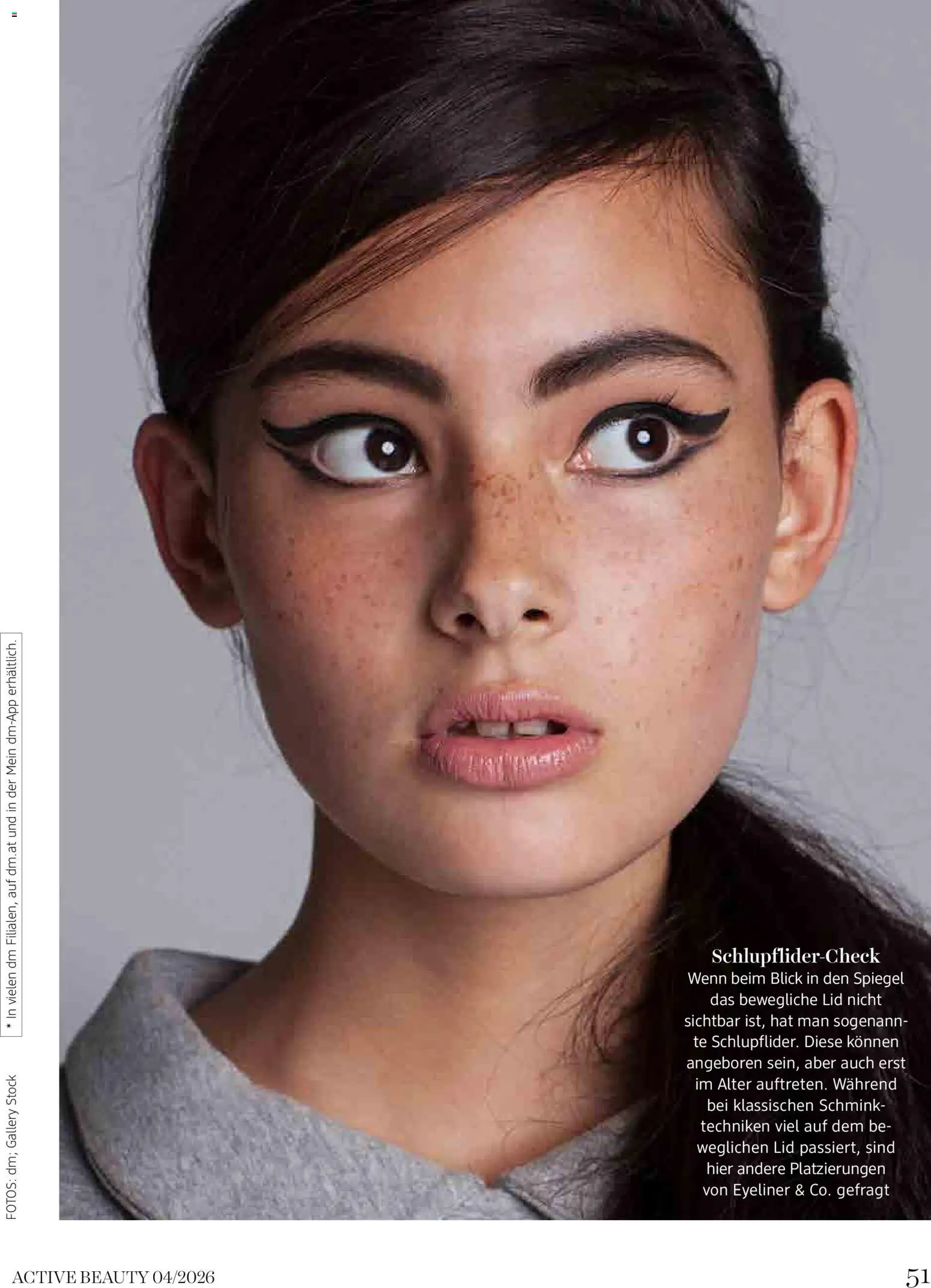 dm drogerie markt Active Beauty Magazin 04/2026 gültig ab 01.04.2026 | Seite: 51 | Produkte: Spiegel, Eyeliner