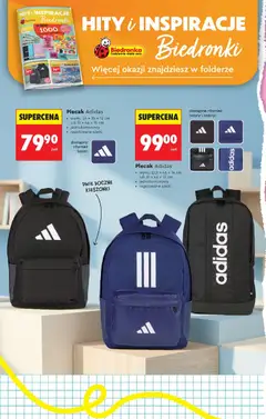Pogląd oferty "Plecak Adidas, Plecak Adidas, wym.: 26 x 35 x 12 cm lub 31 x 44 x 15 cm, jednokomorowy, regulowane szelki" - ważna od 27.07.2026 | Strona: 90