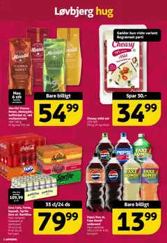 Løvbjerg - Tilbudsavis uge 39 gyldig fra 18/09/2026 | Side: 2 | Produkter: Sodavand, Fanta, Pepsi, Pepsi Max