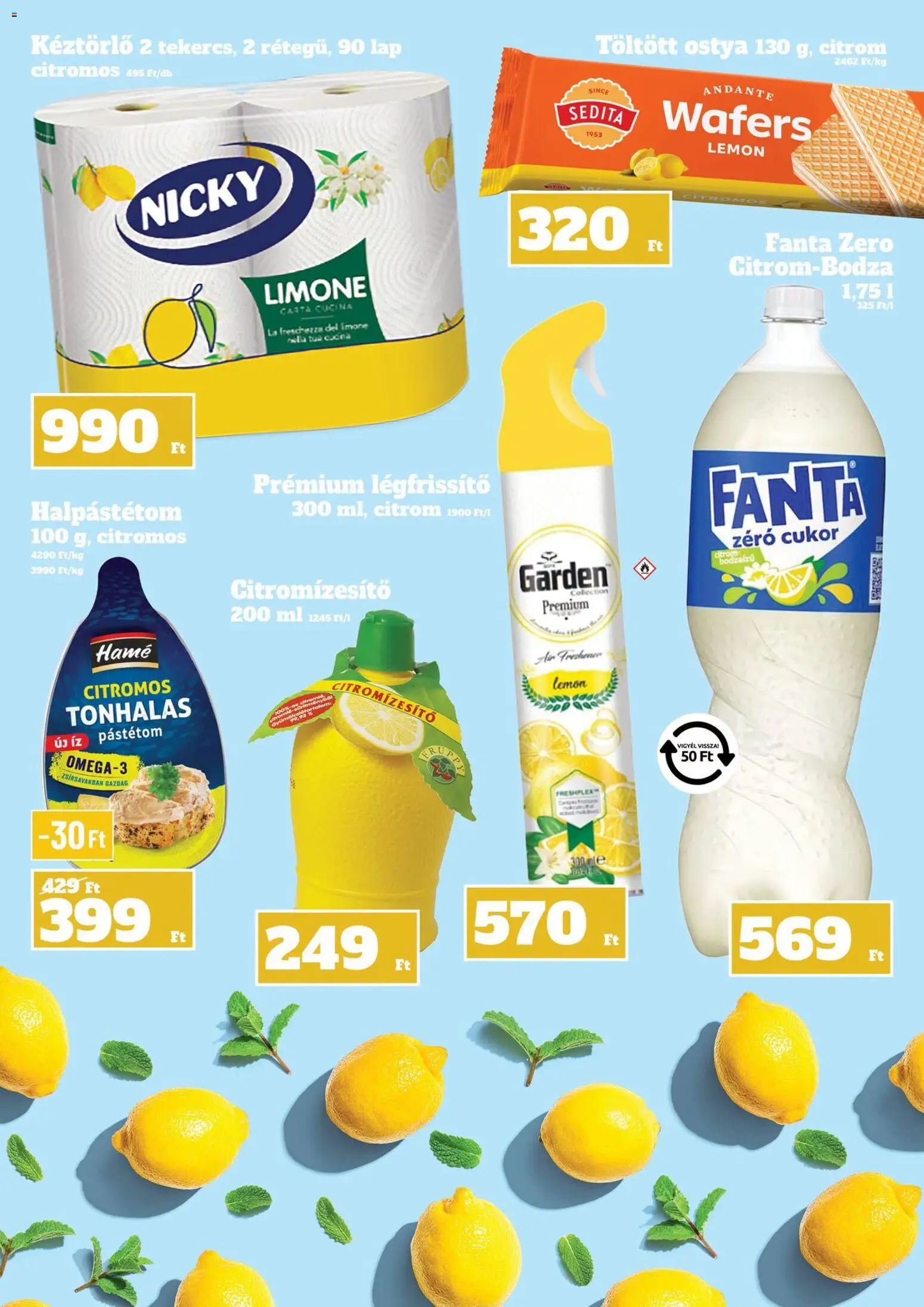 Family Diszkont akciós ujság - amely érvényes a következő dátumtól: 2026.07.23. | Oldal: 11 | Termékek: Fanta, Légfrissítő, Pástétom, Citrom