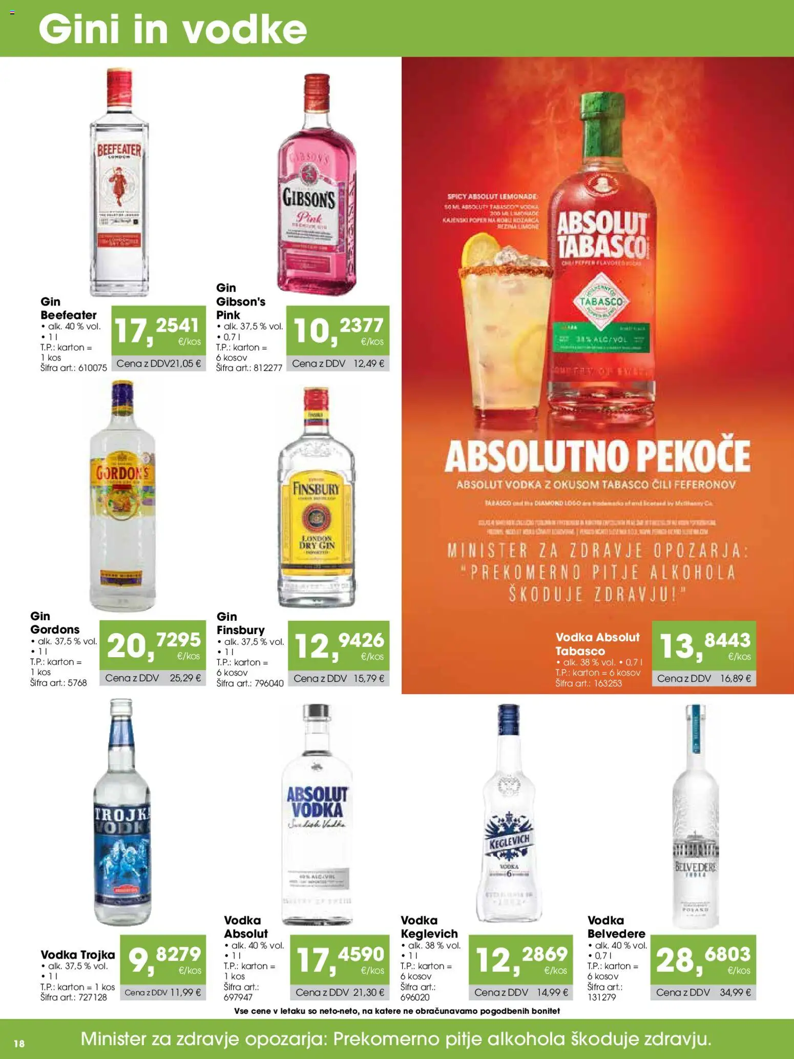 Novi Tuš katalog ponudbe – veljaven od 15.05.2026 | Stran: 18