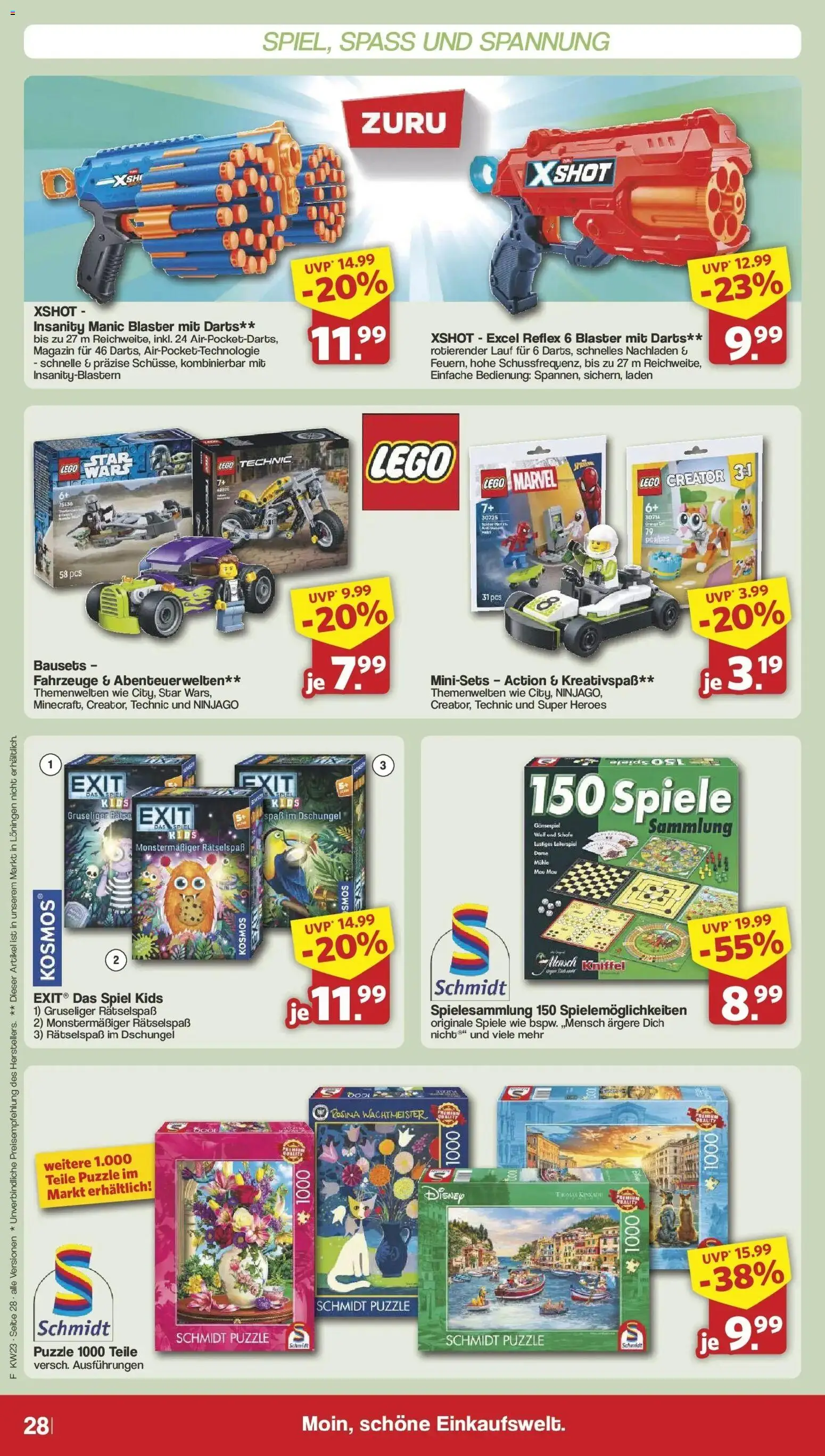 Famila Nordwest Wochenangebote – gültig ab 01.06.2026 | Seite: 28 | Produkte: Spiel, Mühle, PC