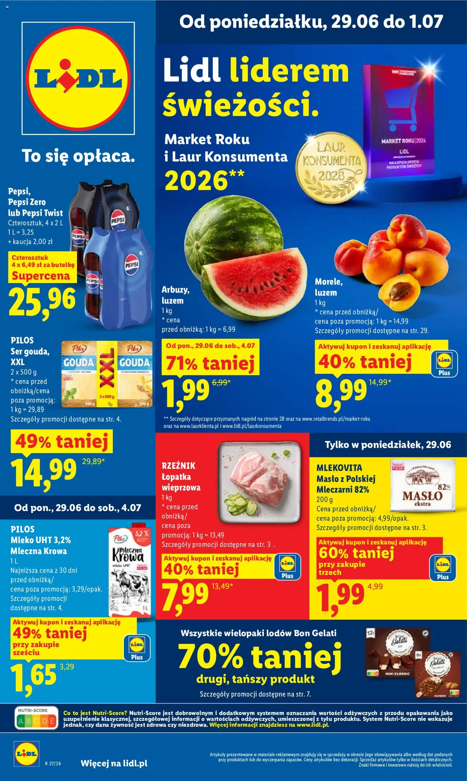 Lidl gazetka od 29.06.2026 | Strona: 1