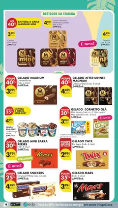 Pré-visualização GELADO MAGNUM, Caramel&nuts Emb. 4 Unid. válido de 09.06.2026 | Página: 20 | Produtos: Gelado, Chocolate