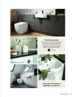 Preview of B&Q - Bathrooms valid from 16.12.2025 | Page: 77 | Products: Toilet, Handle