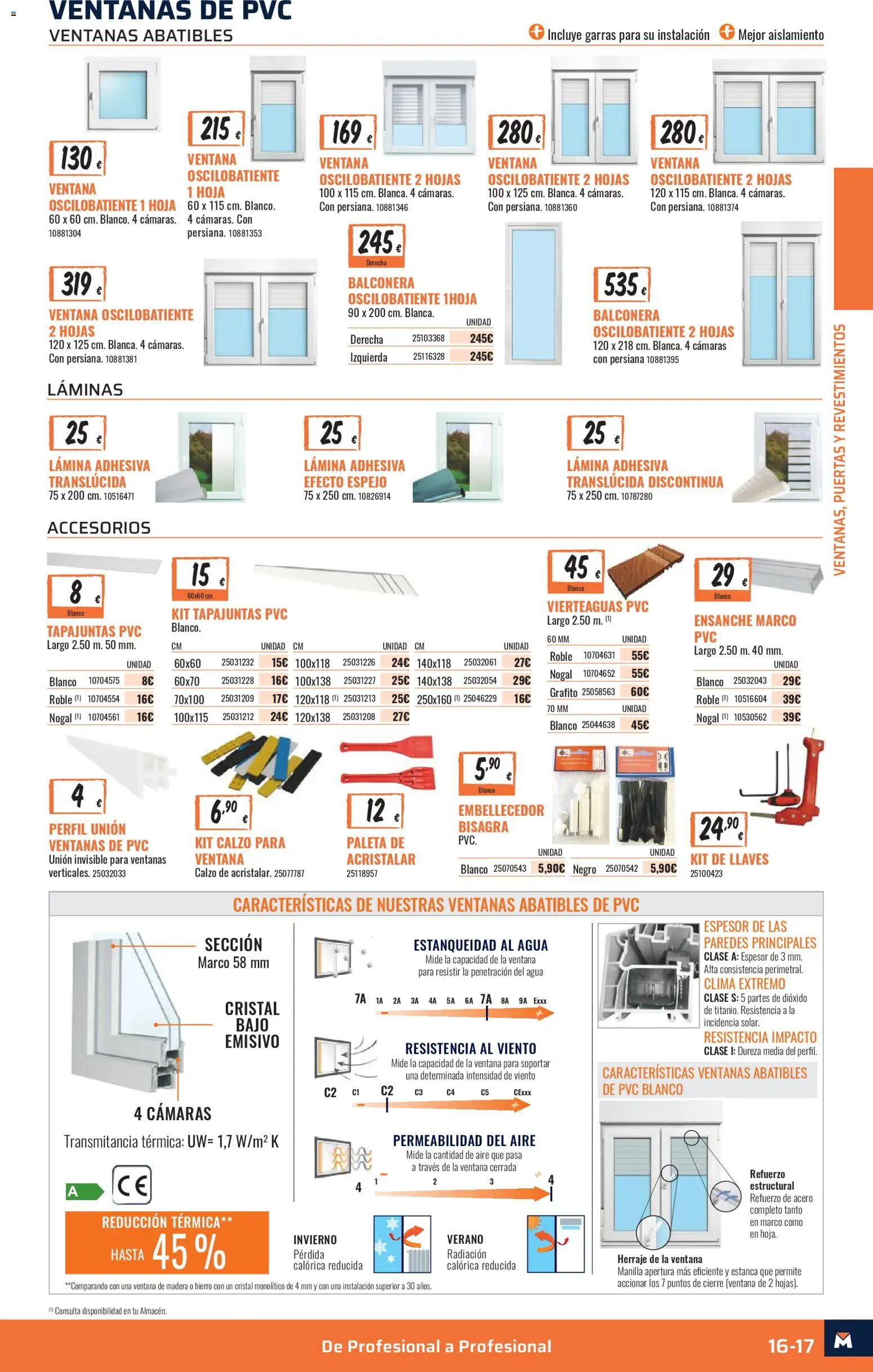 Obramat - Reformas Otono Imprenta Almacenes 10 Valladolid 2026 │ válido desde el 09/10/2026 | Página: 17 | Productos: Marco, Agua, Espejo, Puertas