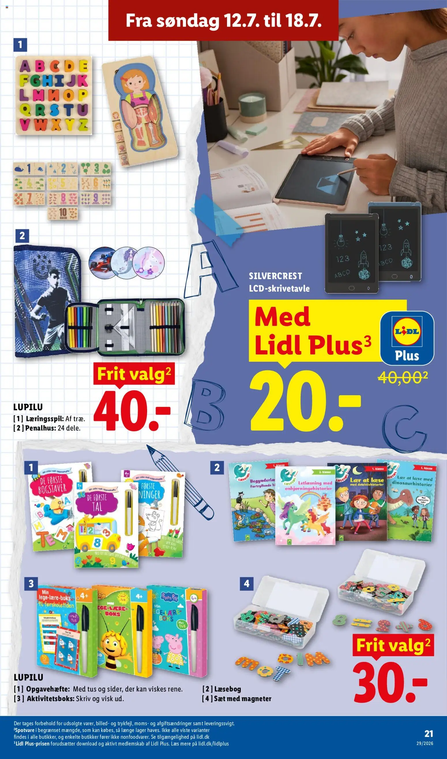 Lidl tilbudsavis – gyldig fra 12/07/2026 | Side: 5 | Produkter: Boks, Tablet, Søm