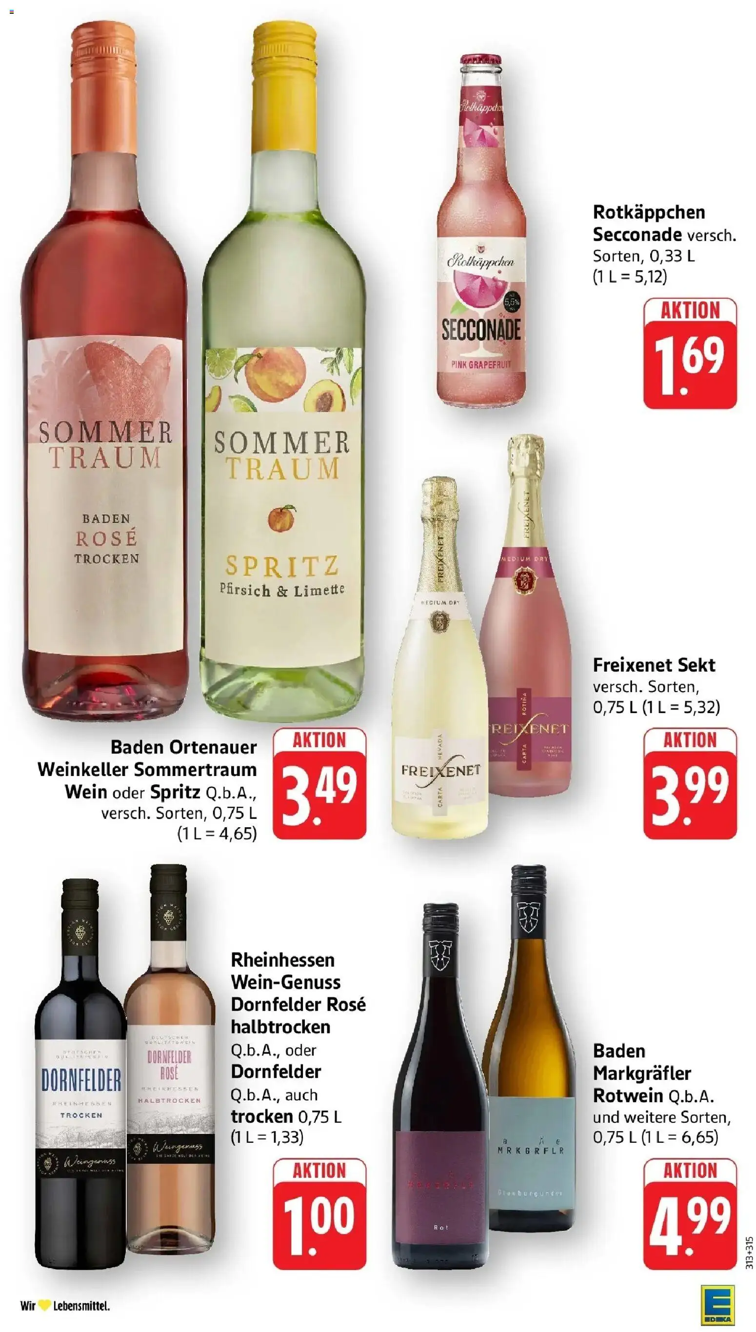 Edeka Prospekt Überlingen (ab 12.10.2026) » Angebote Online | Seite: 38 | Produkte: Sekt, Grapefruit, Pfirsich, Limette