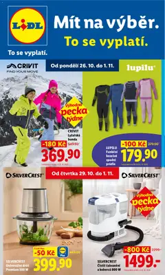 Náhled letáku Lidl leták - Spotřební zboží od 26.10.2026