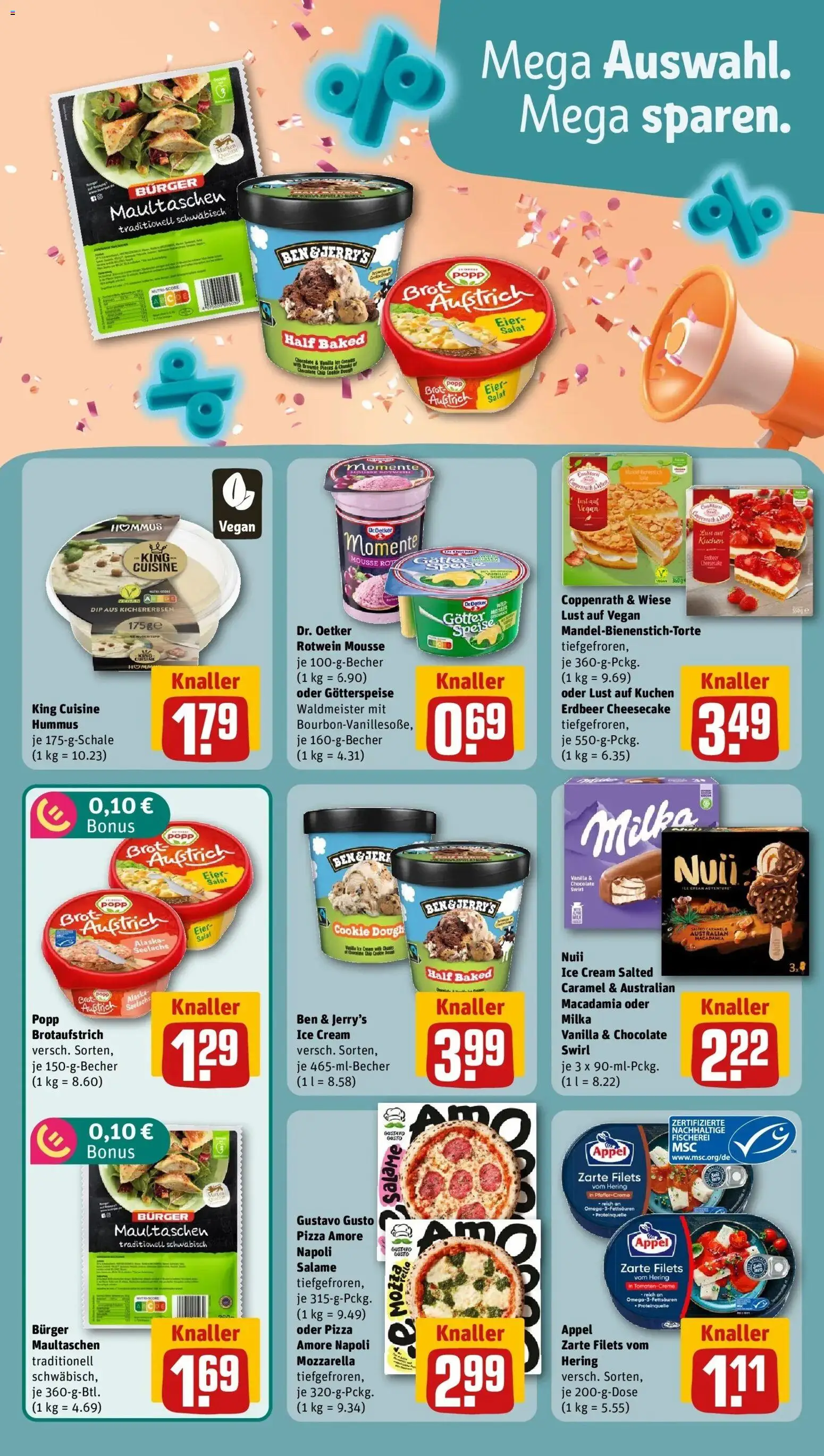 REWE Prospekt ab 21.09.2026 zum Blättern » Angebote | Seite: 7 | Produkte: Eier, Creme, Brot, Maultaschen