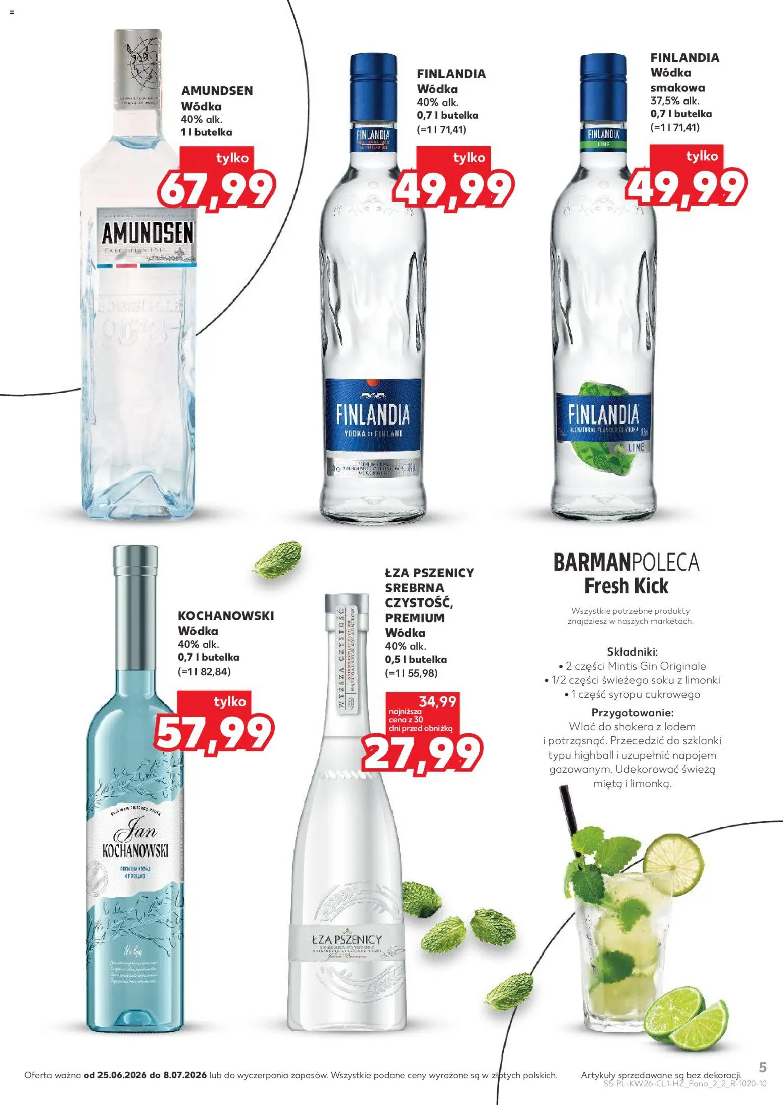 Kaufland Polsko leták - Barek od 25.06.2026 | Strana: 5 | Produkty: Gin
