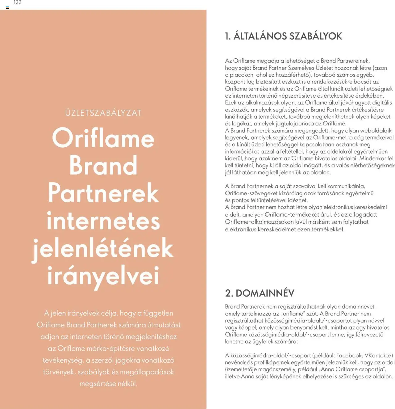 Oriflame akciós ujság - amely érvényes a következő dátumtól: 2024.04.28. | Oldal: 122