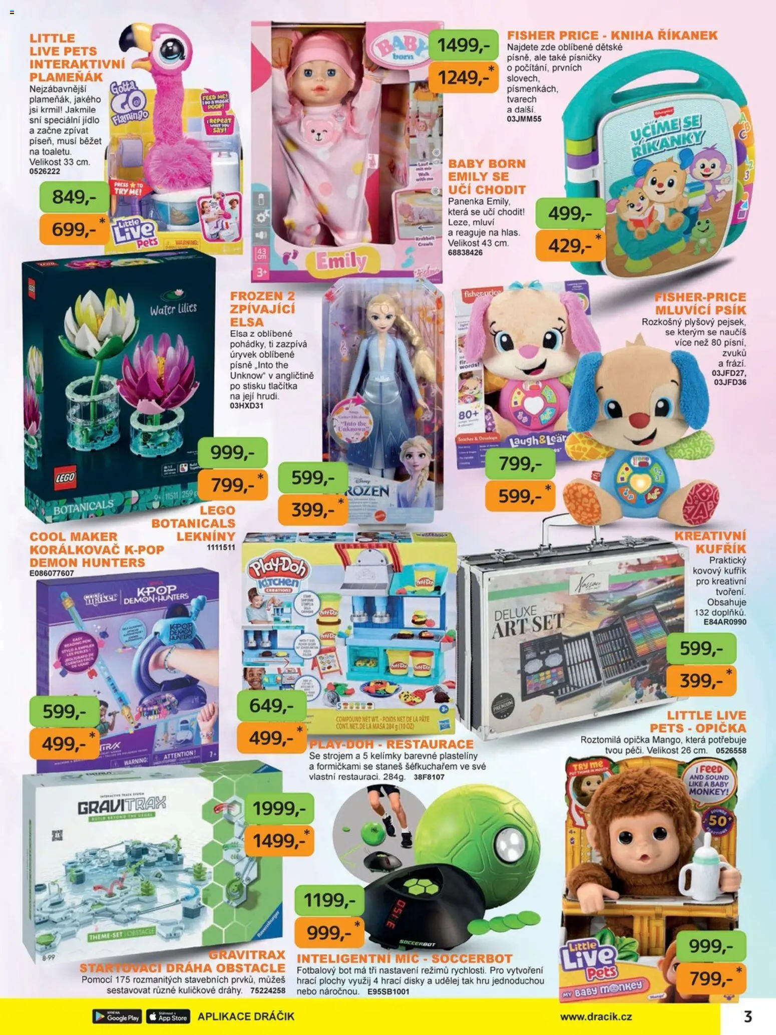 Dráčik katalog - Vánoce od 08.10.2026 | Strana: 3 | Produkty: Kniha, LEGO, Deluxe, Kelímky
