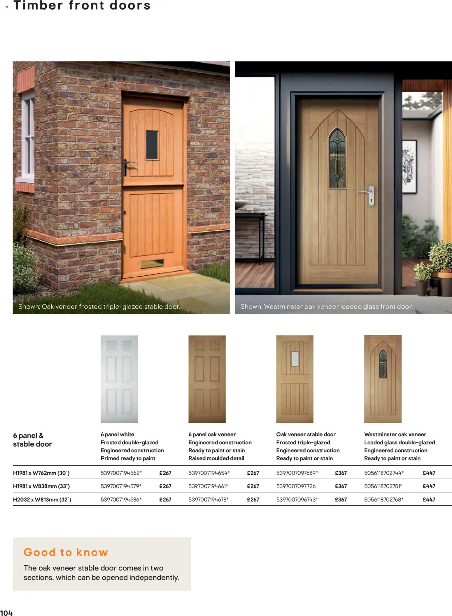 {H1} | Page: 104 | Products: Door, Paint, Doors