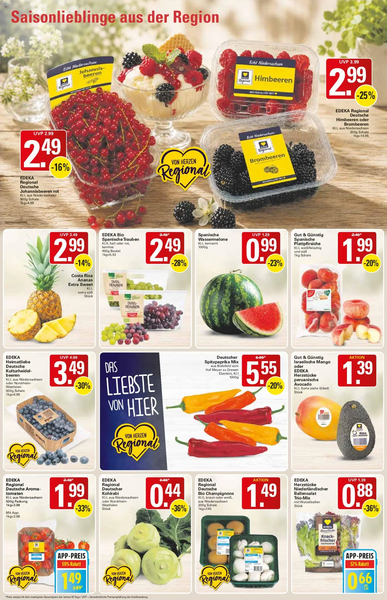 WEZ Prospekt – gültig ab 10.08.2026 | Seite: 2 | Produkte: Trauben, Kohlrabi, Tomaten, Wassermelone