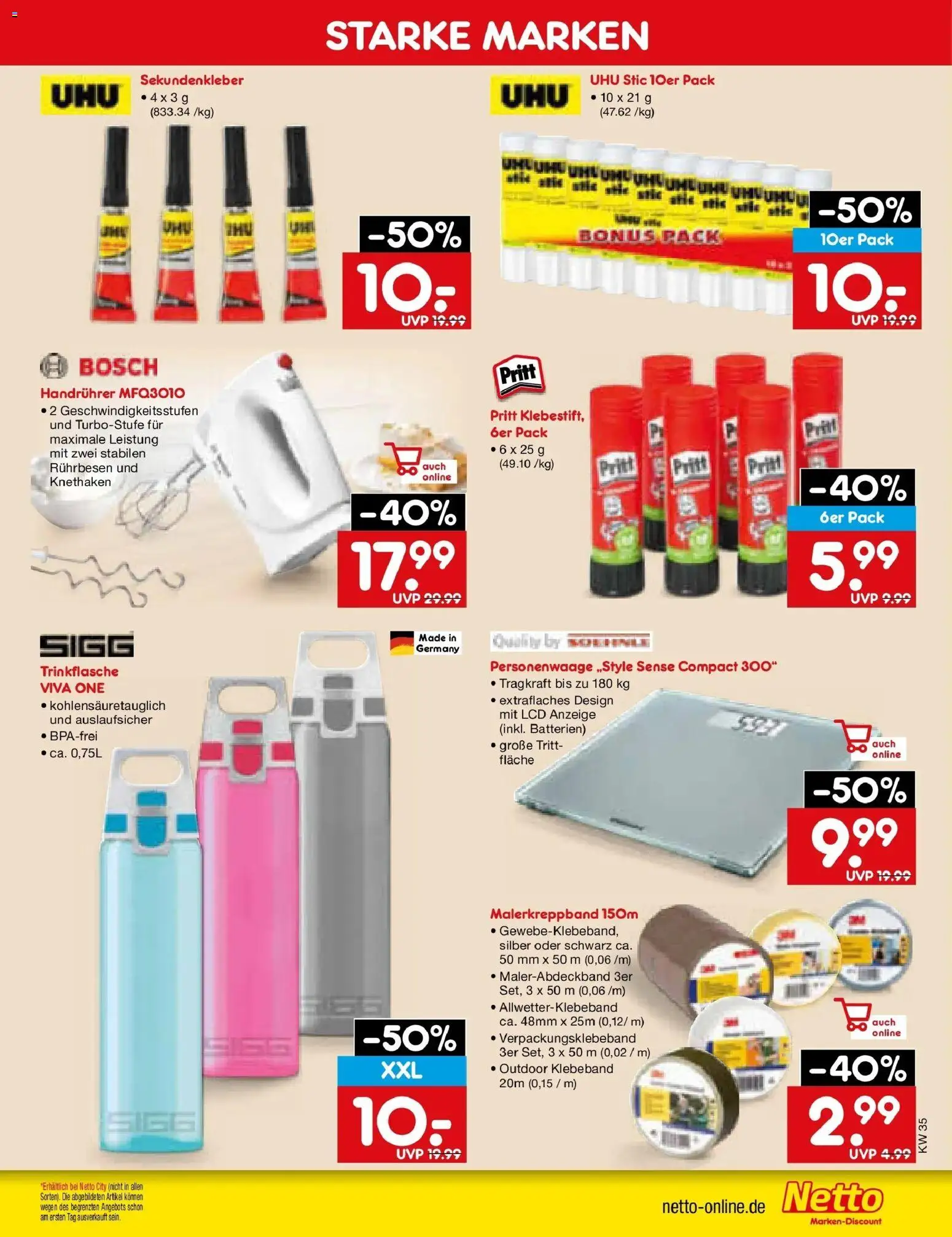Netto Marken-Discount Prospekt Koblenz (ab 24.08.2026) » Angebote | Seite: 63 | Produkte: Bosch, Rührbesen, Batterien, Personenwaage