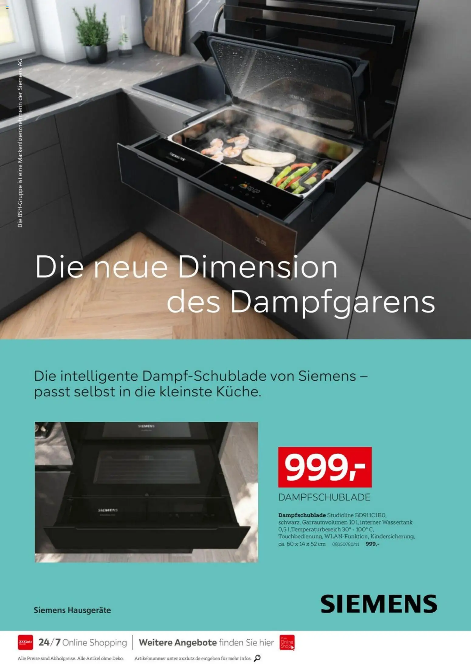 XXXLutz Küchenwelt – gültig ab 06.06.2026 | Seite: 8 | Produkte: Siemens