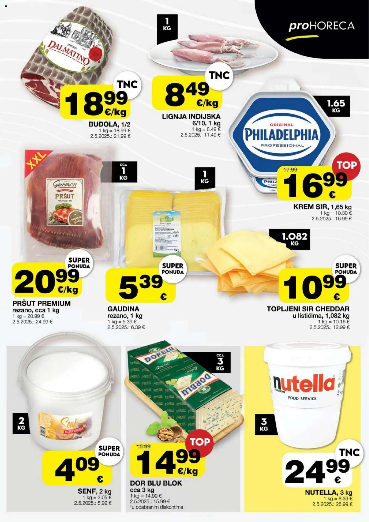 Stanić Diskont katalog | vrijedi od 09.07.2026 | Stranica: 13 | Proizvodi: Nutella, Sir, Pršut, Kuhinja