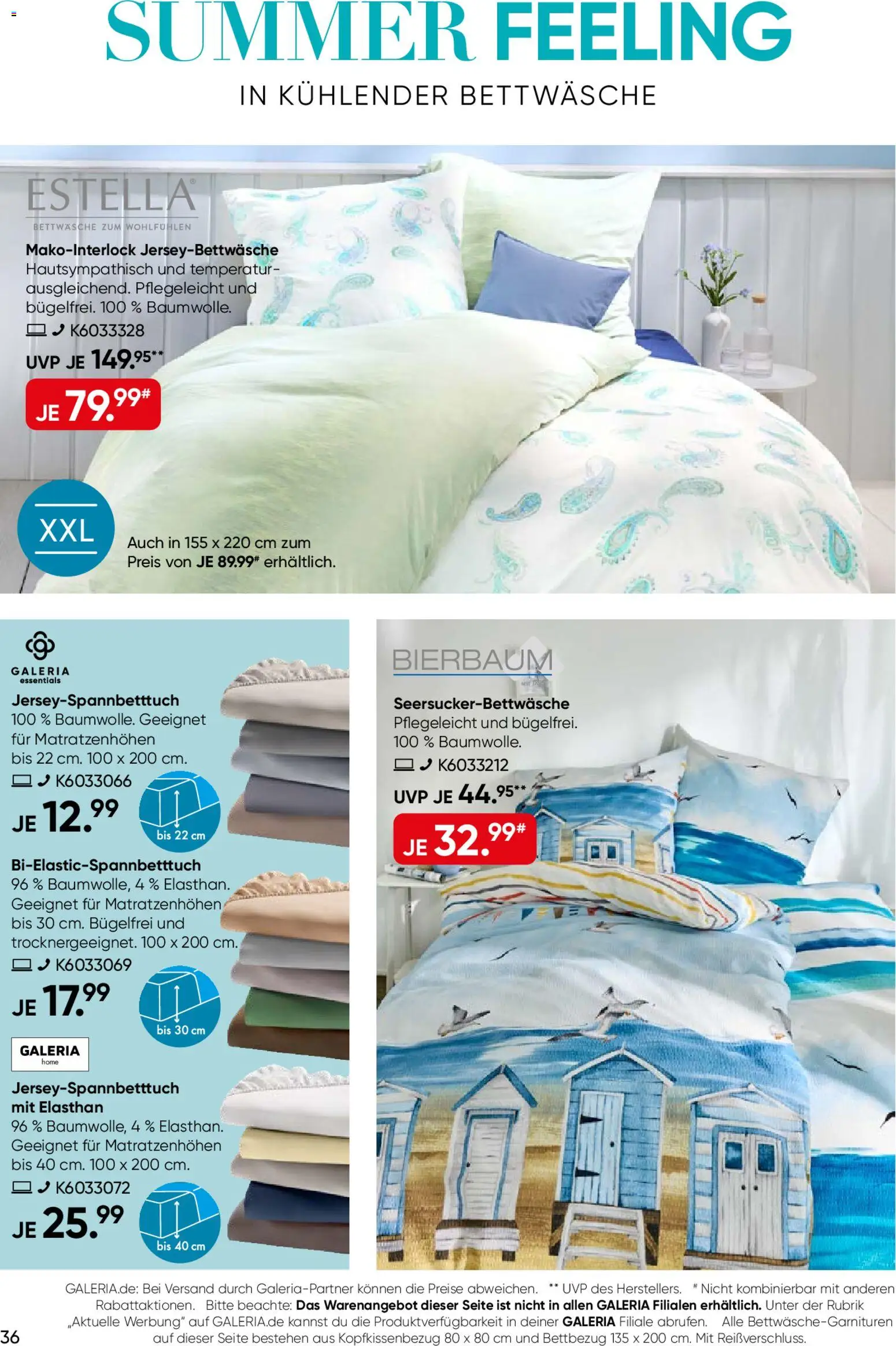 Galeria Karstadt Kaufhof Prospekt 	 – gültig ab 11.05.2026 | Seite: 36 | Produkte: Bettwäsche