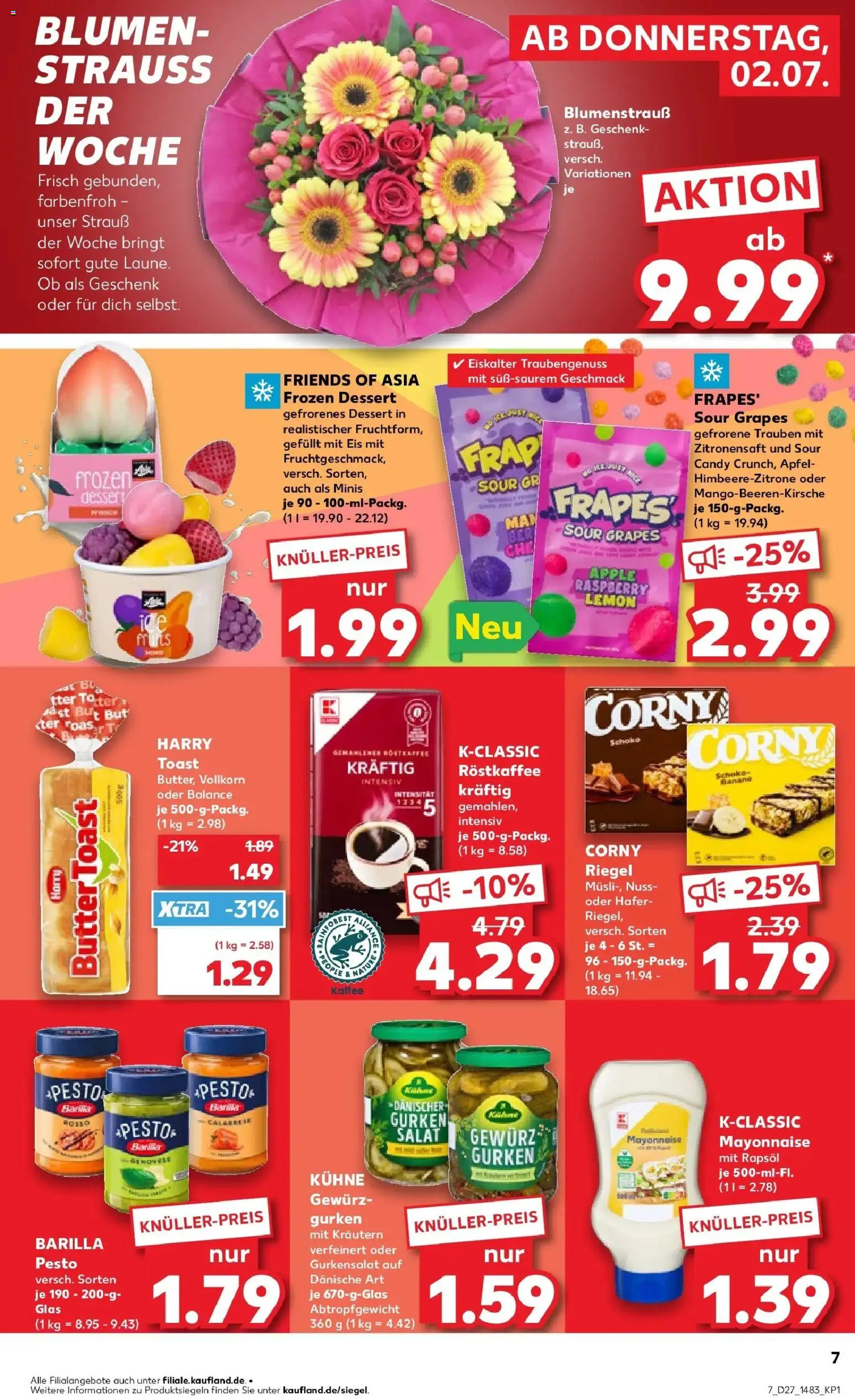 Kaufland Prospekt Worms – gültig ab 29.06.2026 | Seite: 18 | Produkte: Butter, Barilla, Toast, Apple