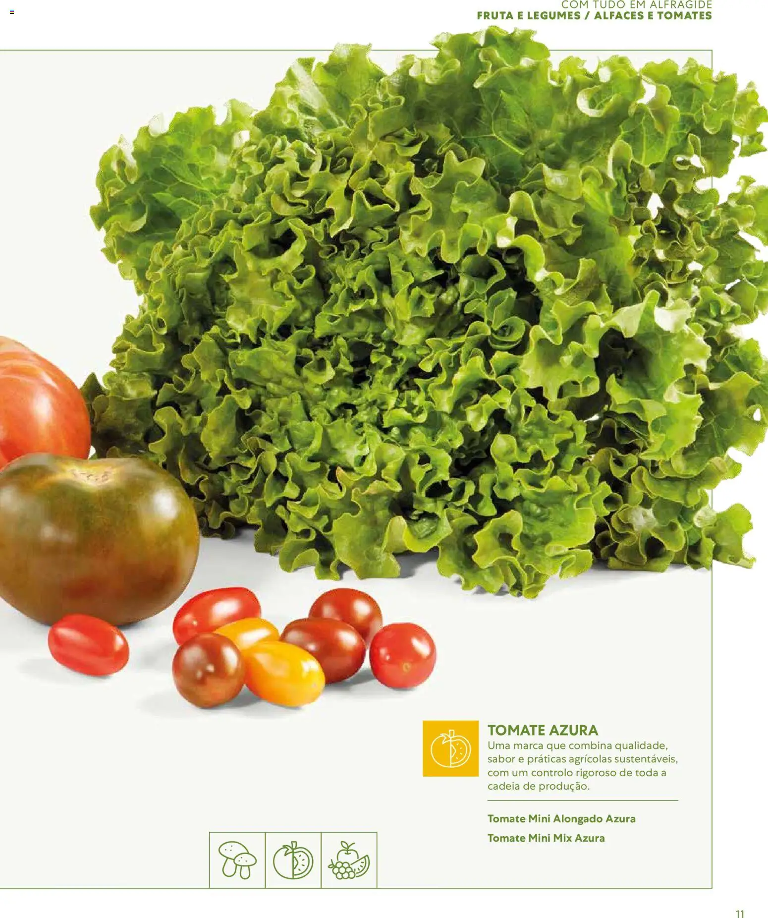 Recheio - Catálogo de Alfragide │ válido de 16/03/2026 | Página: 11 | Produtos: Legumes, Tomates, Tomate