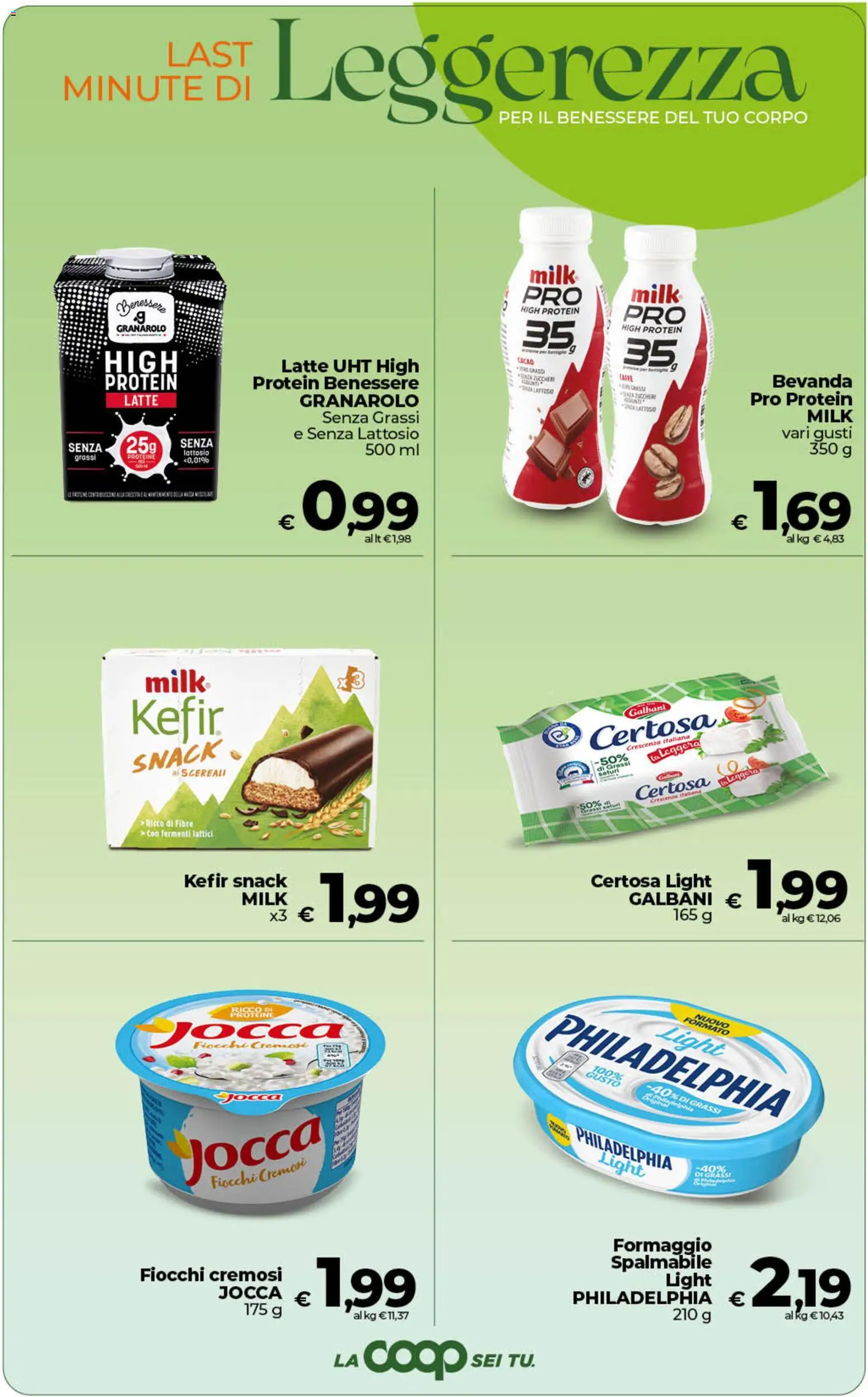 Volantino COOP del 29.05.2026 | Pagina: 6 | Prodotti: Caffè, Latte, Formaggio, Crescenza