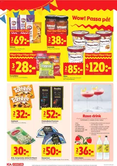 ICA Kvantum erbjudanden - Förhandsvisning av reklamblad från butik ICA Kvantum aktuell från 15.06.2026 | Sida: 8 | Produkter: Chokladkaka, Galler, Glass, Lime