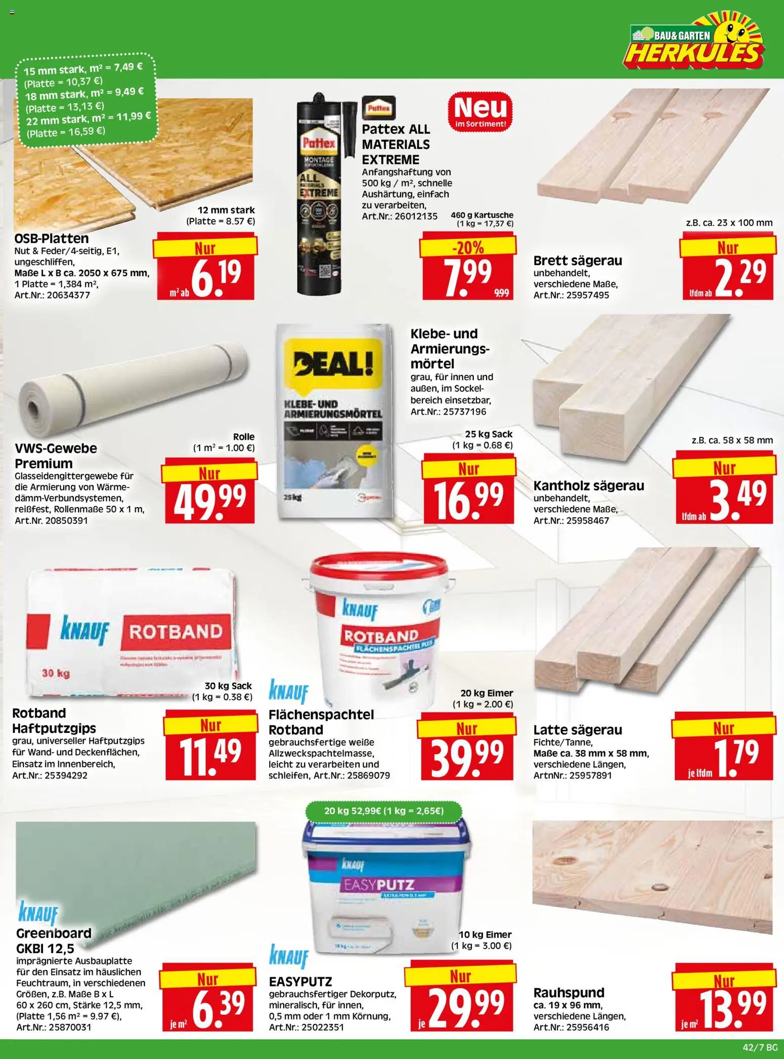 HERKULES Bau & Garten – gültig ab 12.10.2026 | Seite: 7